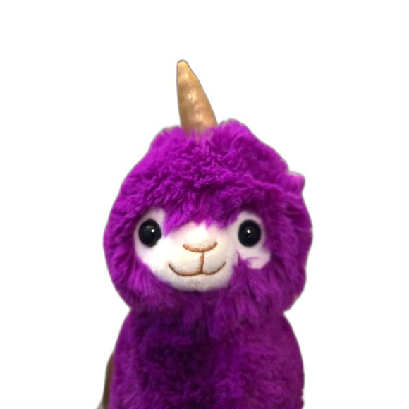 Peek-A-Boo Toys Purple Llama Unicorn Plush 9" Llamacorn Stuffed Animal - Picture 5 of 5